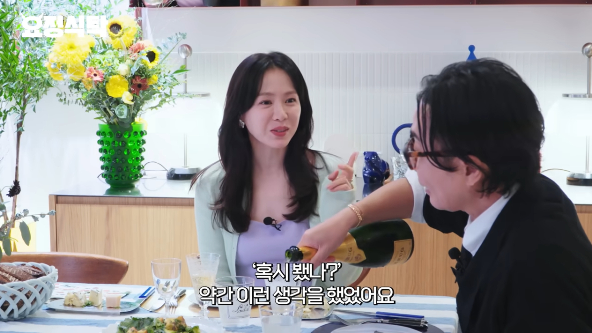 孫藝真在節目訪談過程中大方侃侃而談。