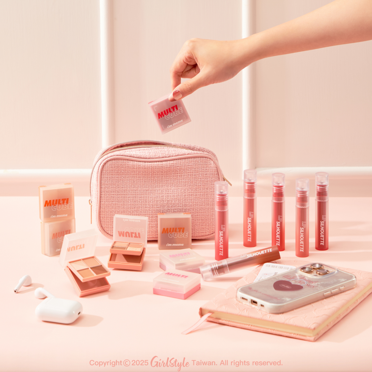 I’m meme 我愛口袋彩妝小方盒、我愛唇欲柔霧唇釉