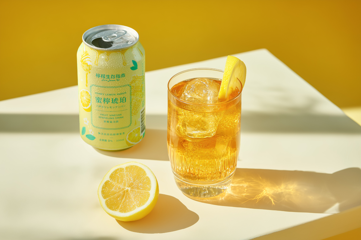 療癒系飲品《蜜檸琥珀》，售價70元