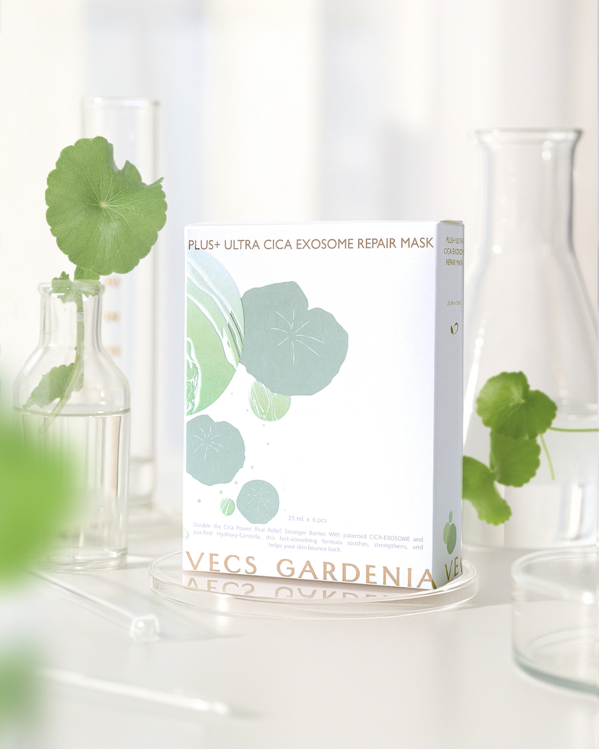 嘉丹妮爾 Plus+ 極效積雪草修復面膜6入，NT$520