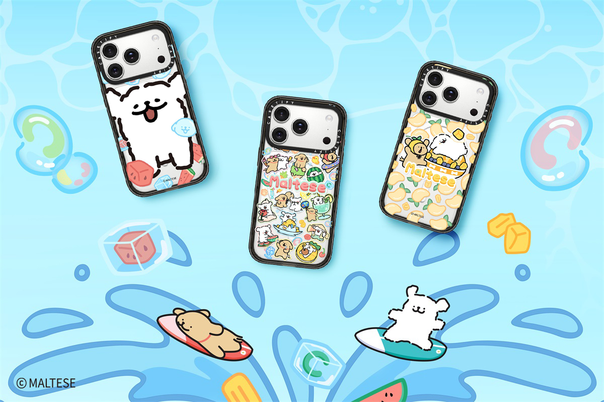 CASETiFY 線條小狗聯名手機殼