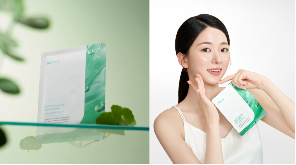 BRIGIN媛生 積雪草B5舒緩穩肌面膜5片，$780