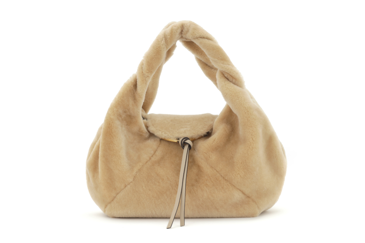 FENDI Spy Bag_Beige Shearling，價格店洽