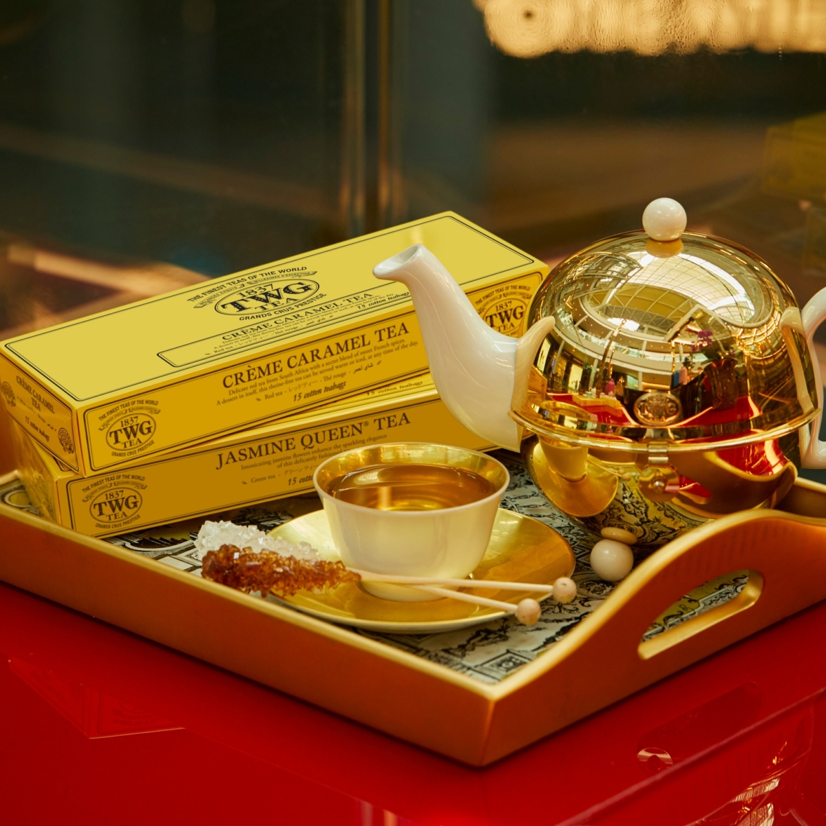 TWG Tea手工純棉茶包 焦糖南非國寶茶 15包/盒,NT$750