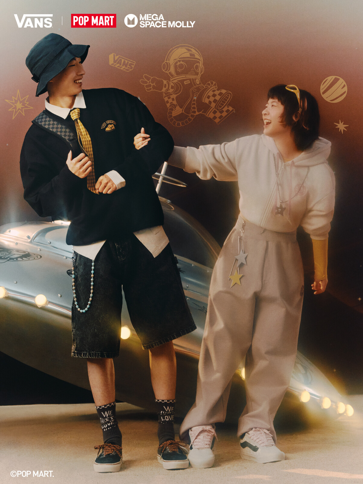 Vans 攜手泡泡瑪特推出 Vans x SPACE MOLLY 第二波聯名系列