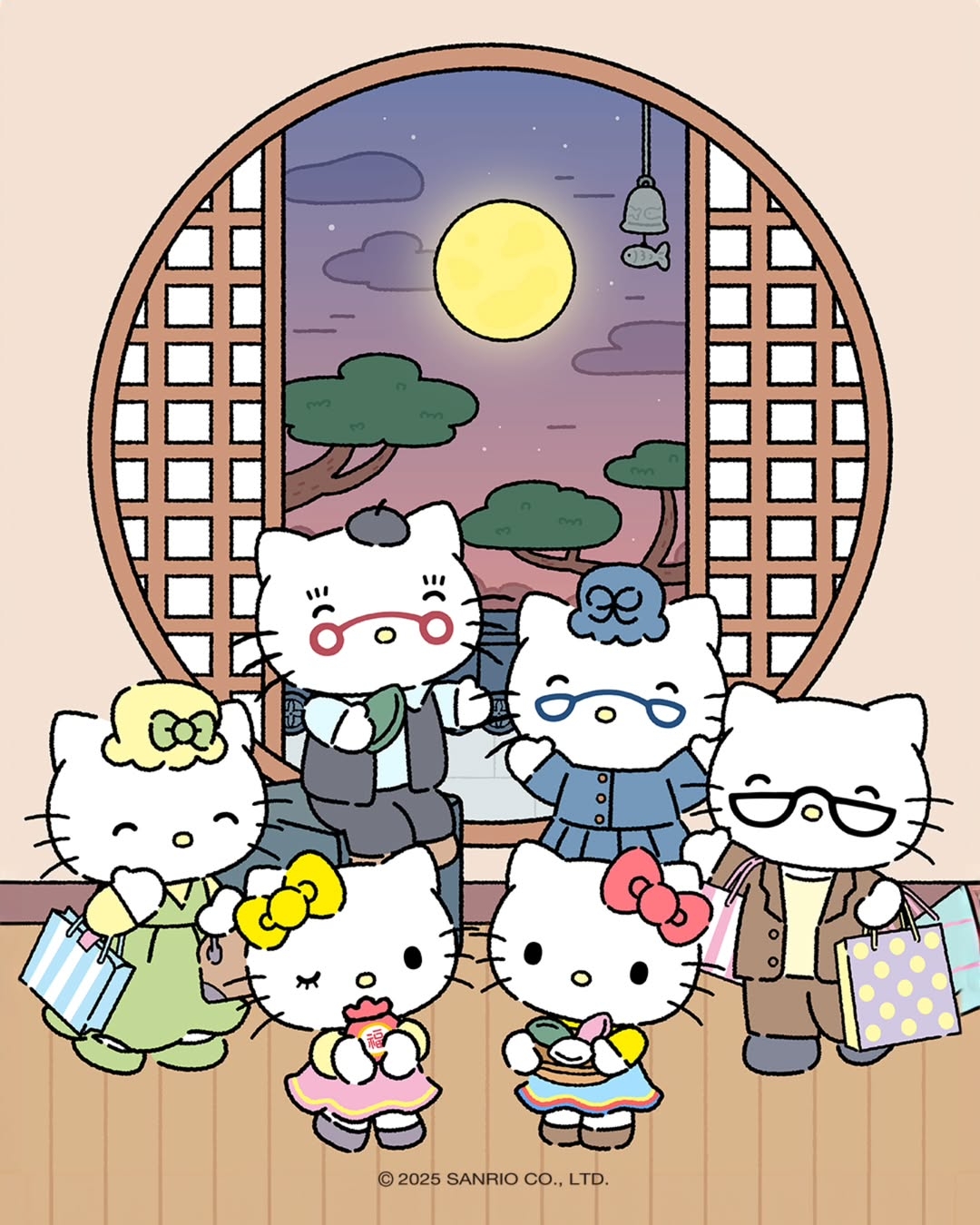 Kitty有一個熱鬧的家庭。