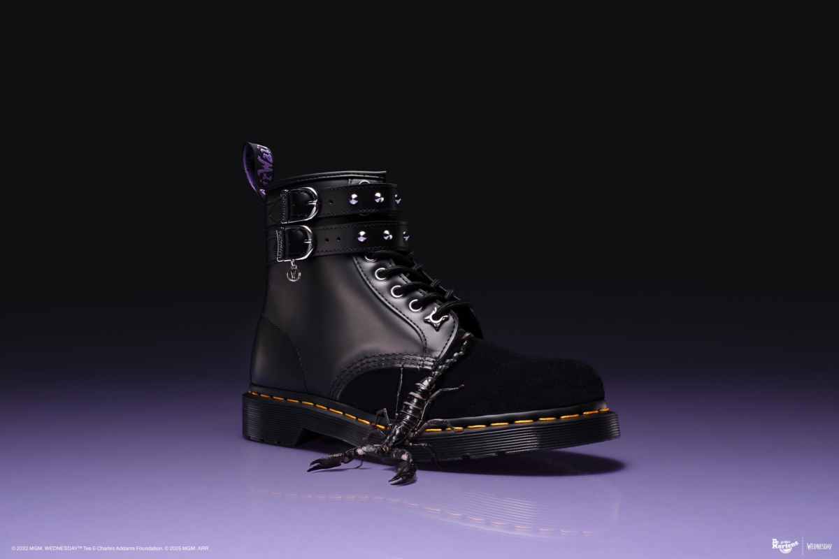 Dr. Martens x Wednesday 1460 八孔馬汀靴，NT$8,980