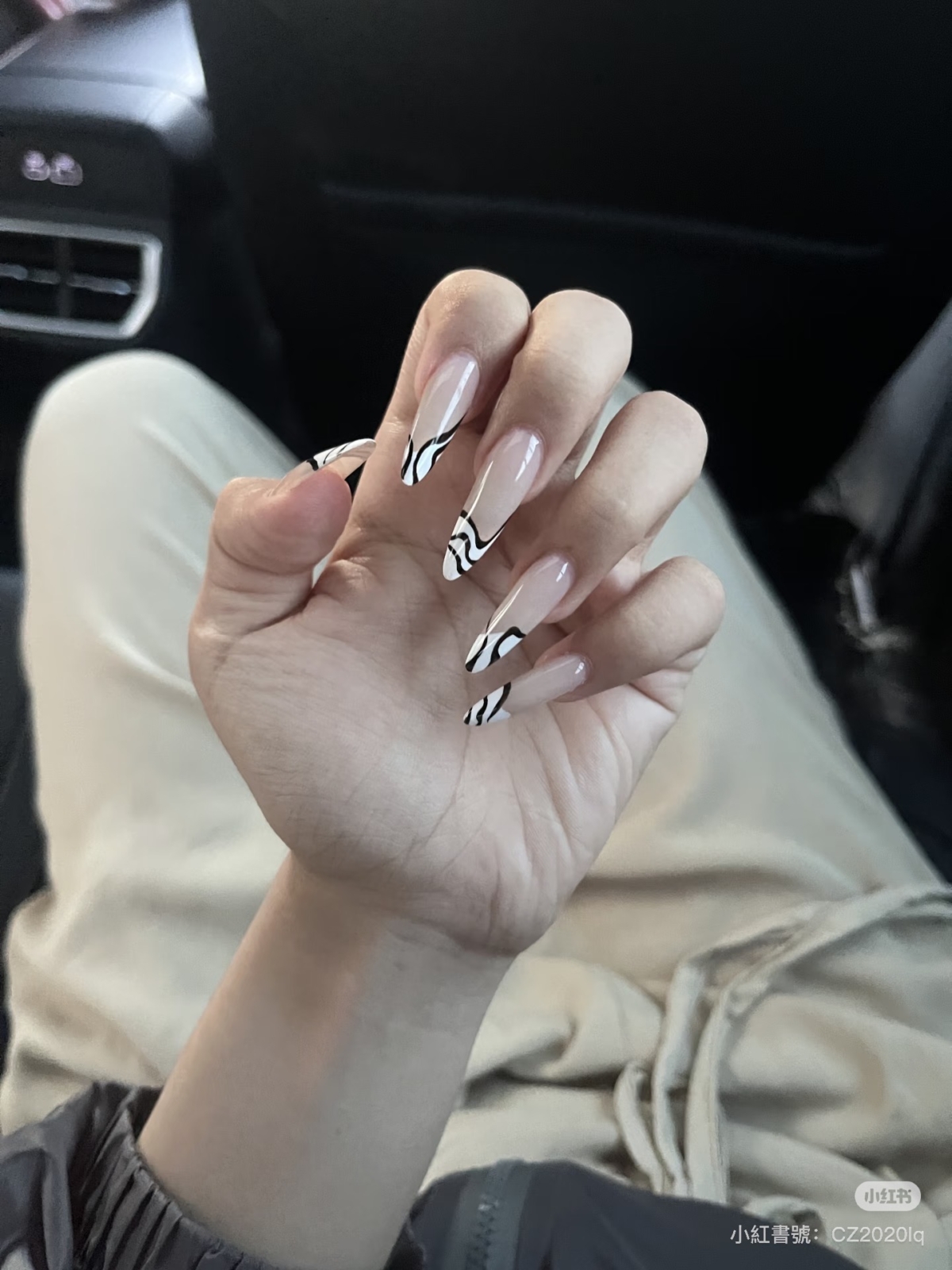 黑白時髦斑馬紋