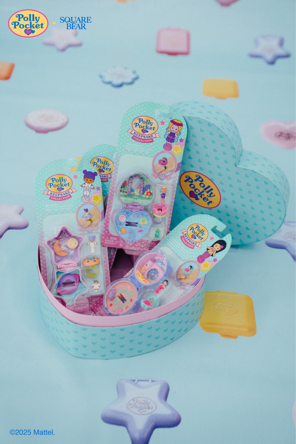 Polly Pocket x SQB 驚喜愛心盲盒禮盒,NT$2,150