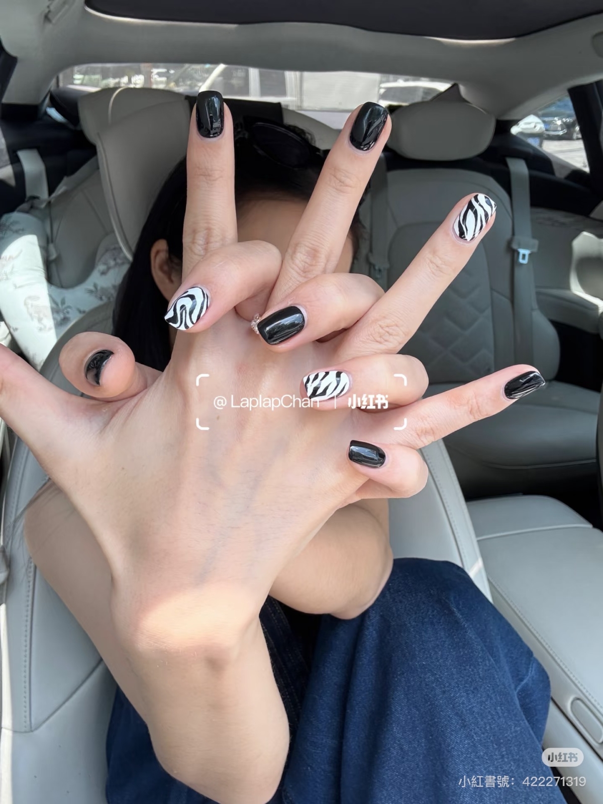 黑白時髦斑馬紋