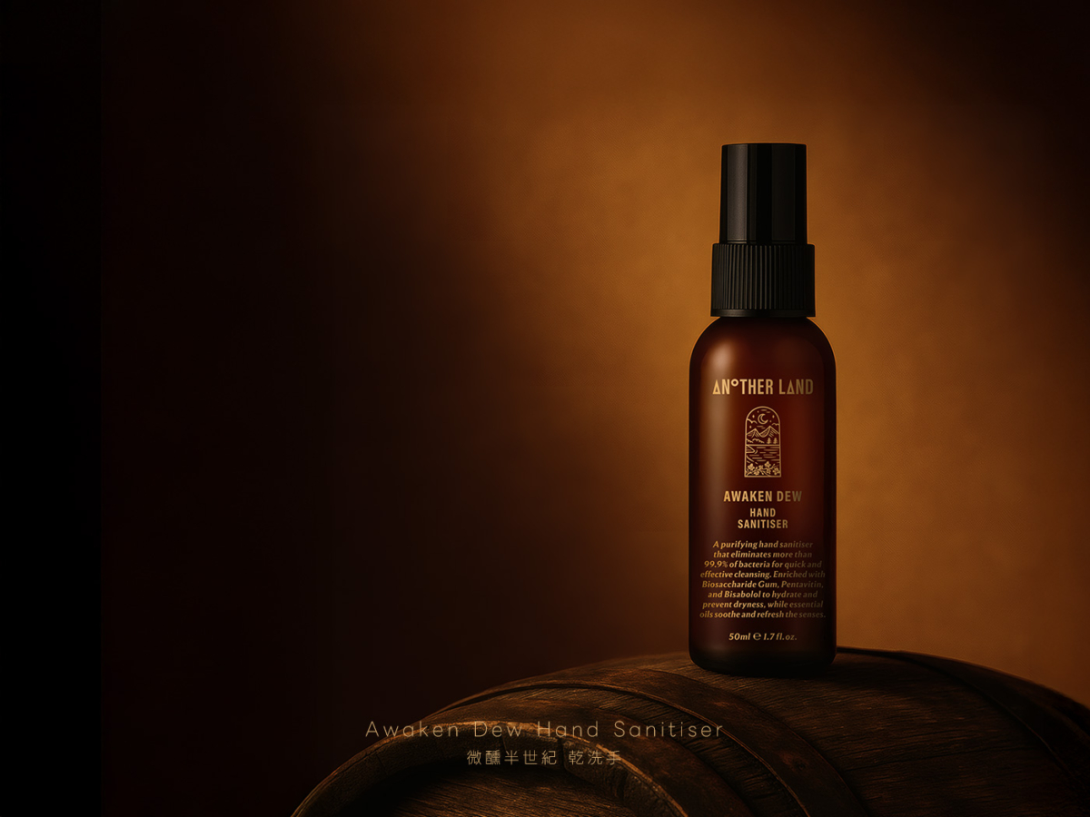 旅用&居家必備「質感洗手好物」推薦01:ANOTHER LAND 微醺半世紀 乾洗手 50ml,NT$420