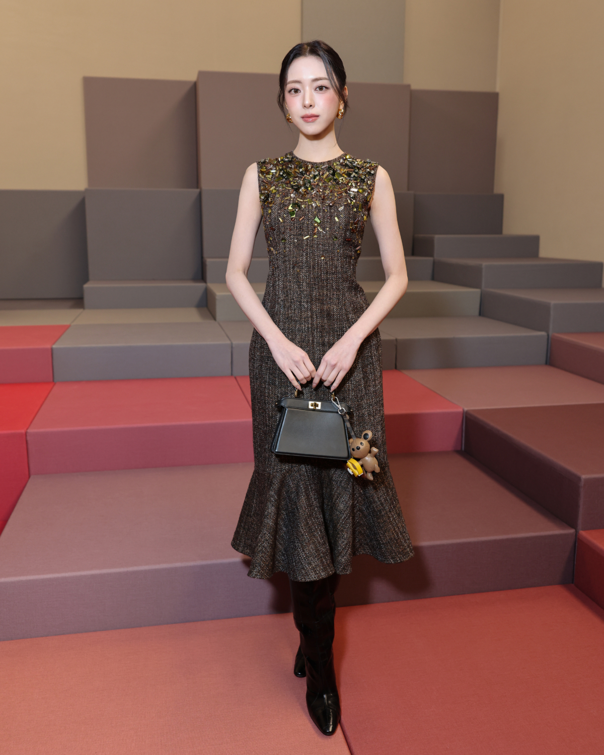 K-pop 女團 ITZY 成員申有娜Yuna 參加 FENDI 2026年春夏男女裝時裝秀。