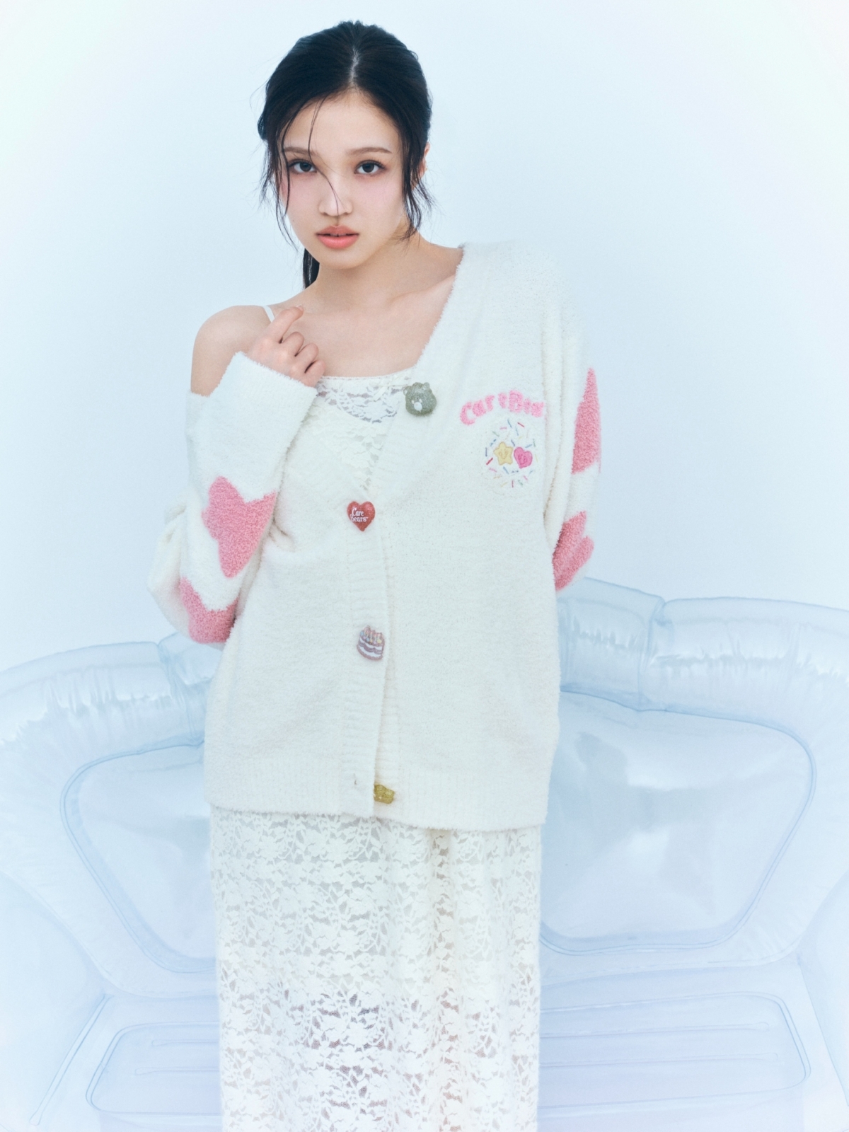 SNIDEL HOME 【Care Bears】針織開襟外套 NT$2,950