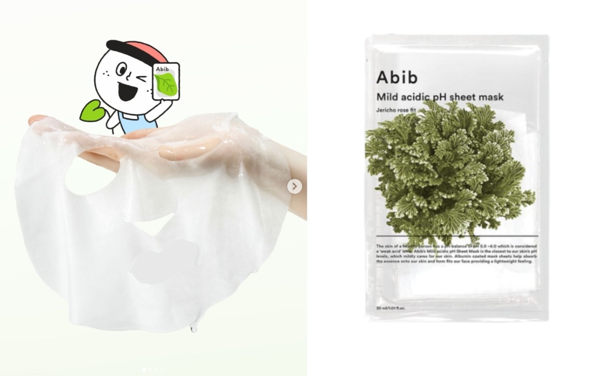 面膜選用竹纖維×蛋白複合材質，柔軟服貼。