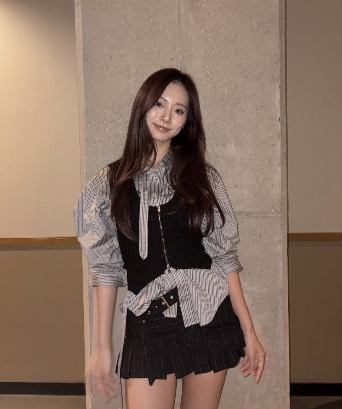 直條紋也是今年韓系的熱門元素！