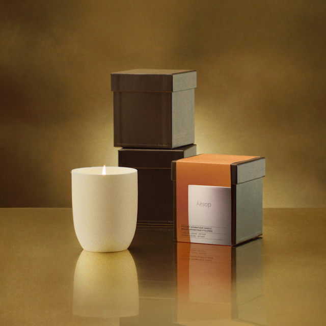 Aesop芳香蠟燭限定包裝 (Aesop街邊店期間限定)