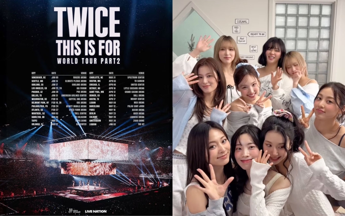 TWICE明年終於唱上大巨蛋了！