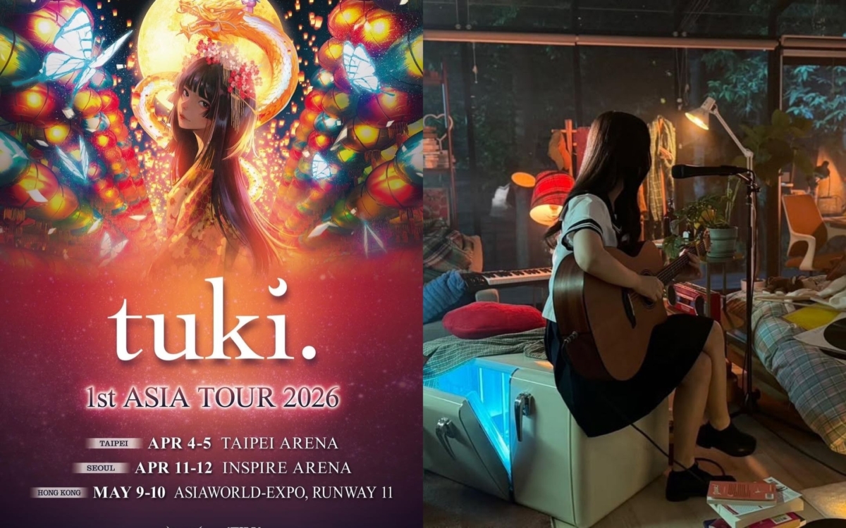日本高中生創作歌手tuki.首次來台就攻大巨蛋！