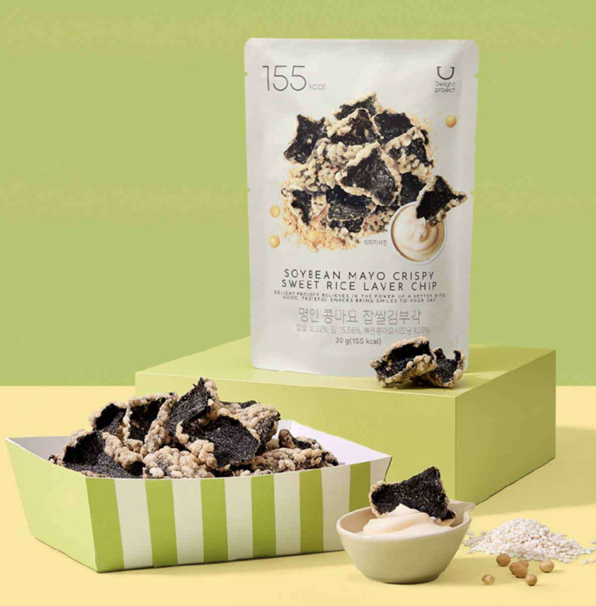 脆糯米海苔片既能夠滿足嘴饞，又不會增加負擔！