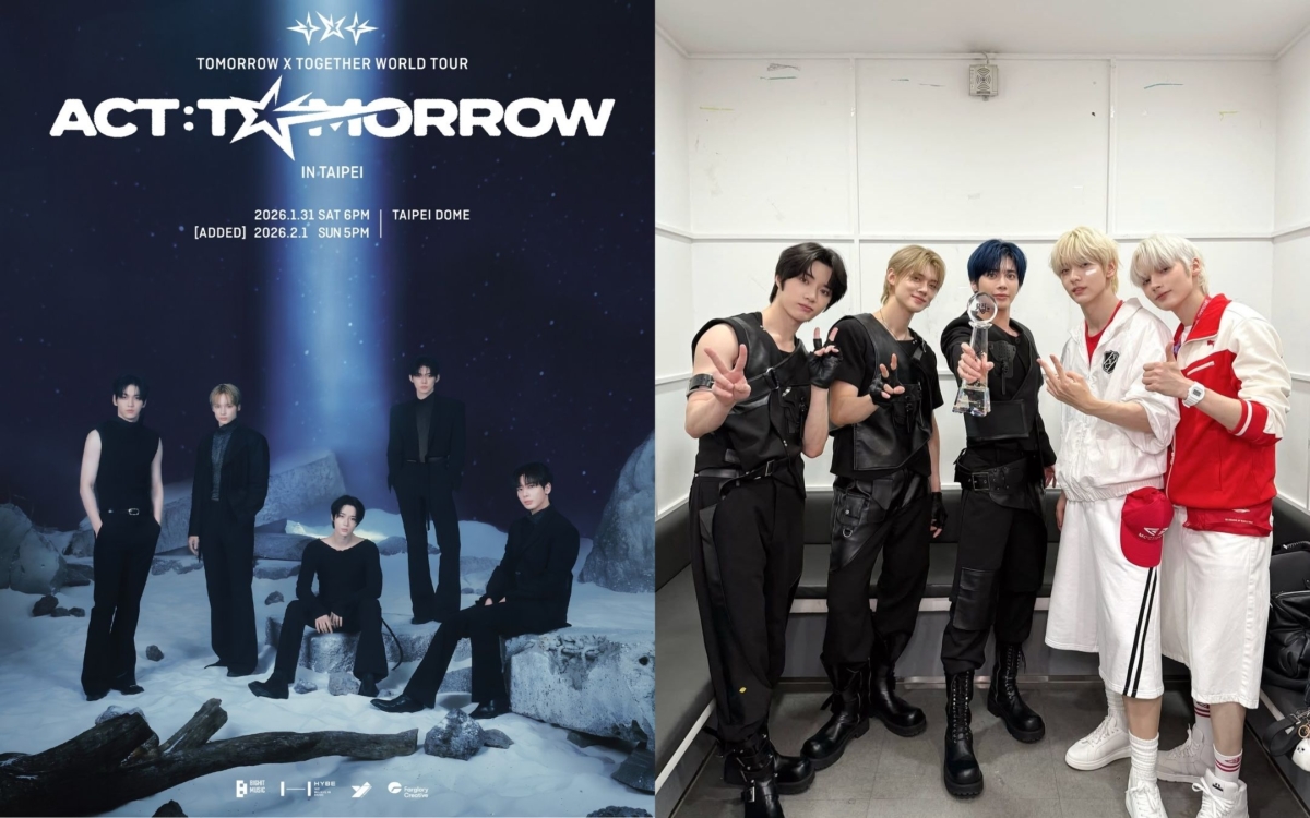 TOMORROW X TOGETHER首次攻上大巨蛋。