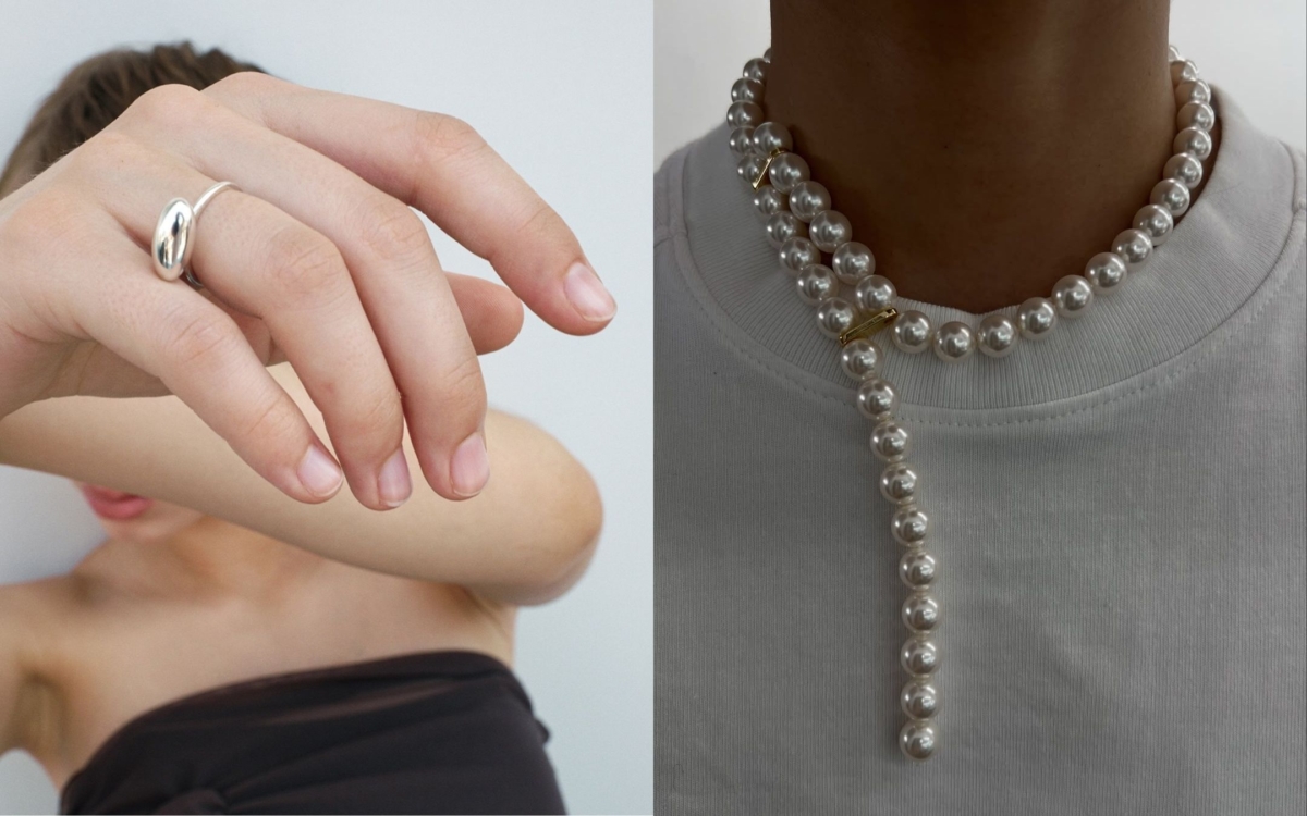 把俏皮與叛逆玩進珍珠裡，浪漫和現代摩登一次到位。