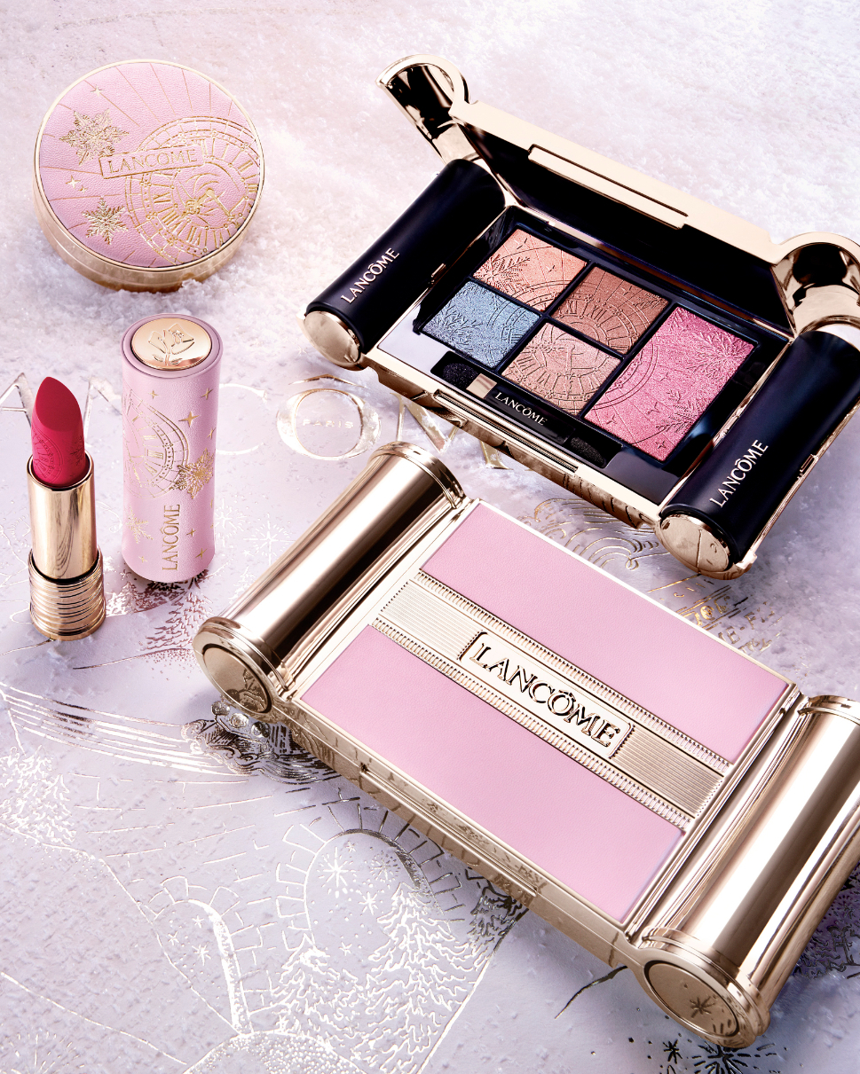 蘭蔻《粉燦聖誕 奢幻啟程》90週年限定彩妝系列