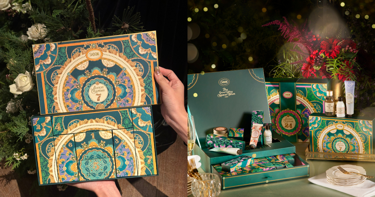 SABON流光夜宴限量系列 7 天倒數月曆 NT$2,380