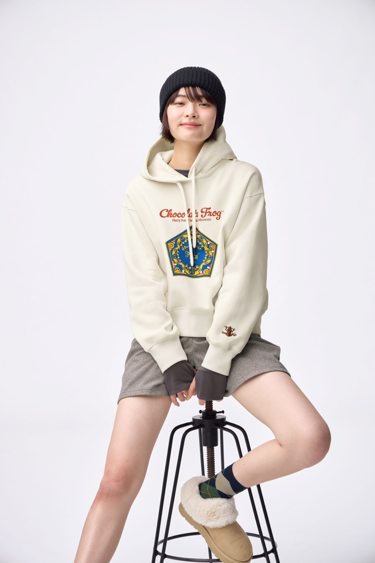 女裝 Heavy weight重磅內刷毛休閒連帽上衣Harry Potter1_原價$990