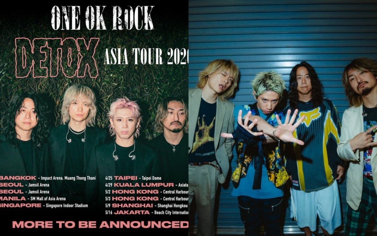 ONE OK ROCK亞洲巡迴確定明年登上大巨蛋。