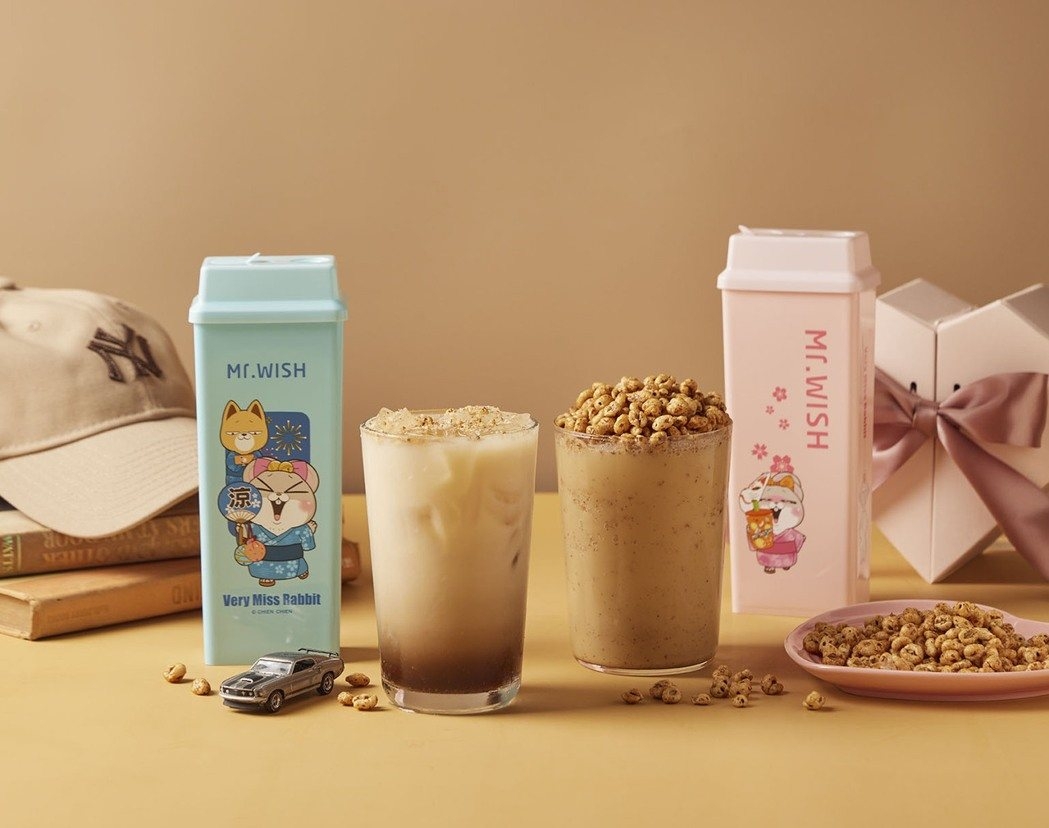「Mr.WISH」「甜麥仁奶昔」、「甜麥仁焙奶」現正熱賣中。