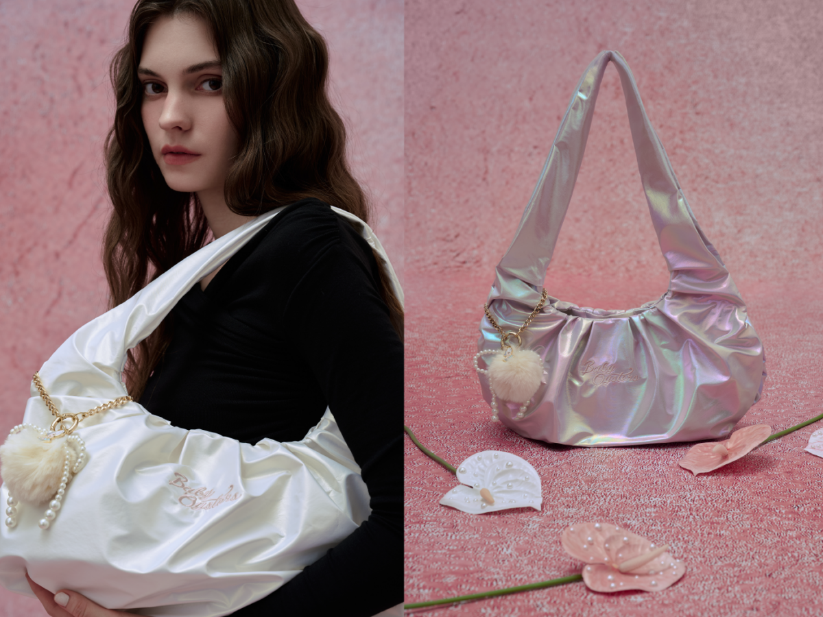 售價：TWD 2,380｜顏色：珍珠白、珠光紫