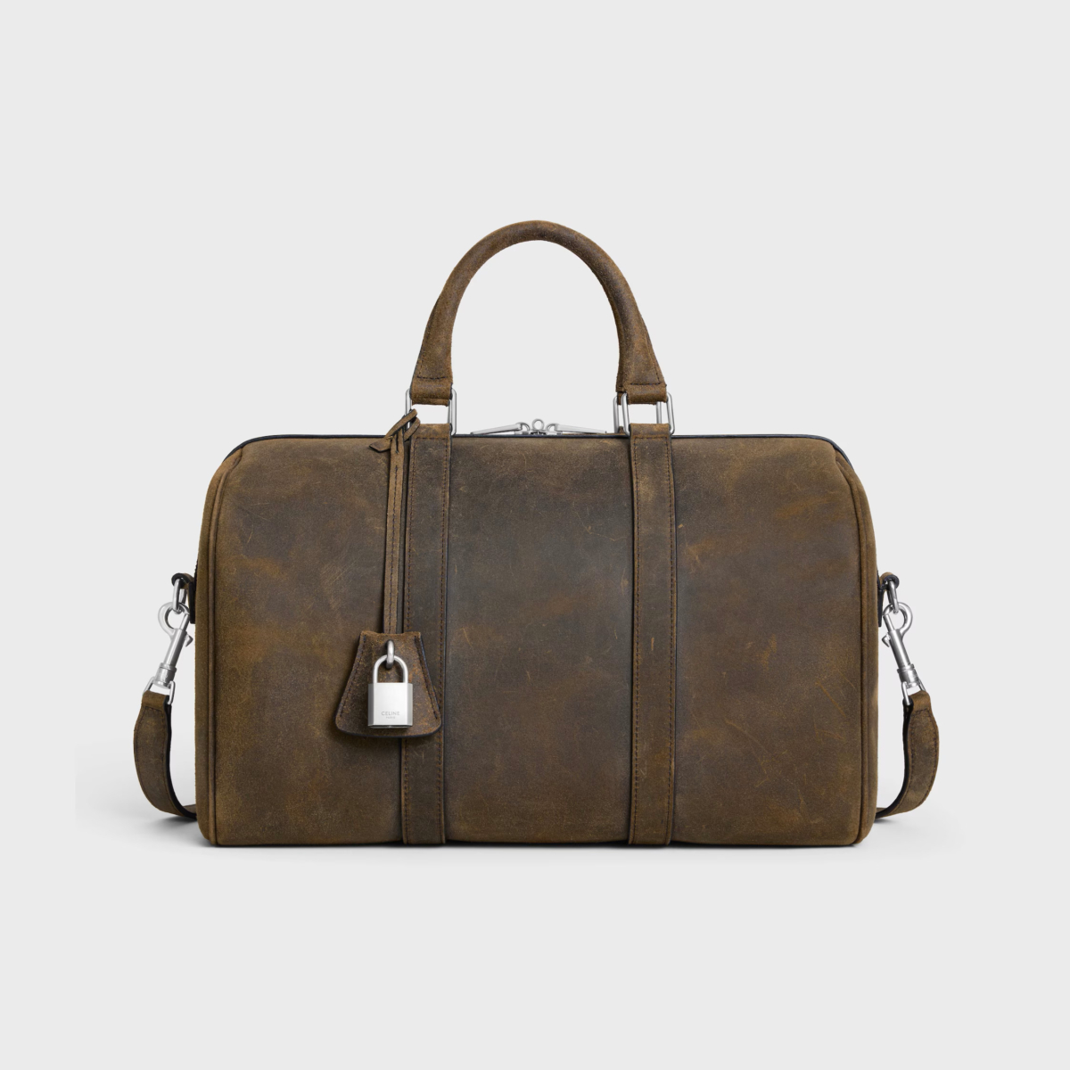 CELINE 棕色大號波士頓包，NT$105,000