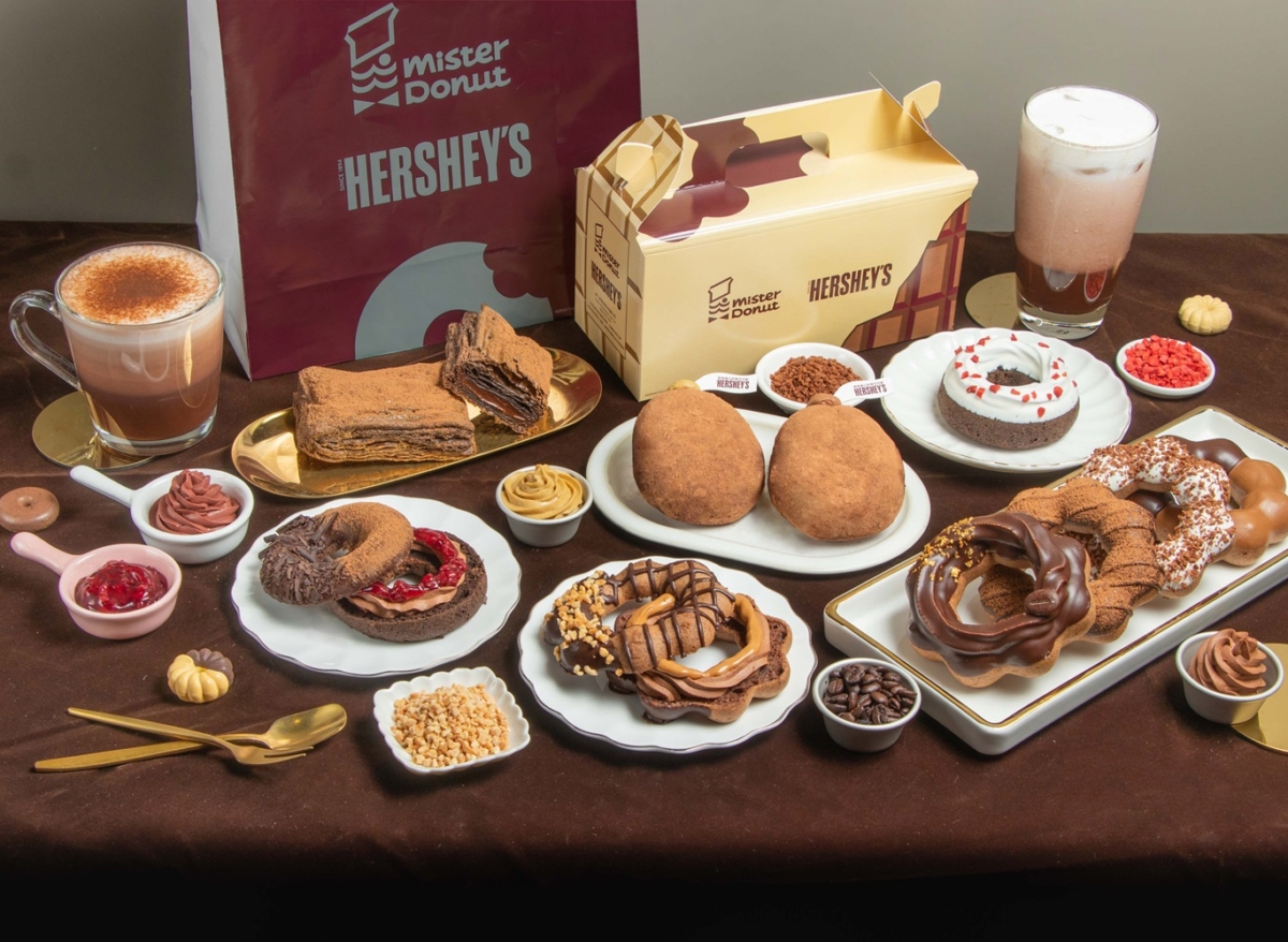 Mister Donut 首次跨界攜手合作經典巧克力品牌 HERSHEY'S 好時！