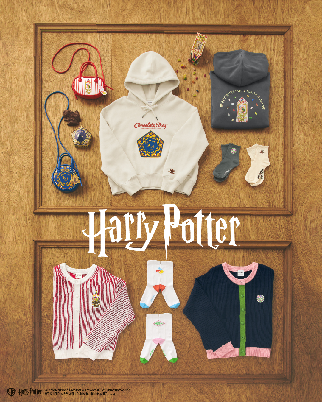 女裝系列以霍格華茲學生們最愛的甜點店「蜂蜜公爵 (Honeydukes)」為靈感