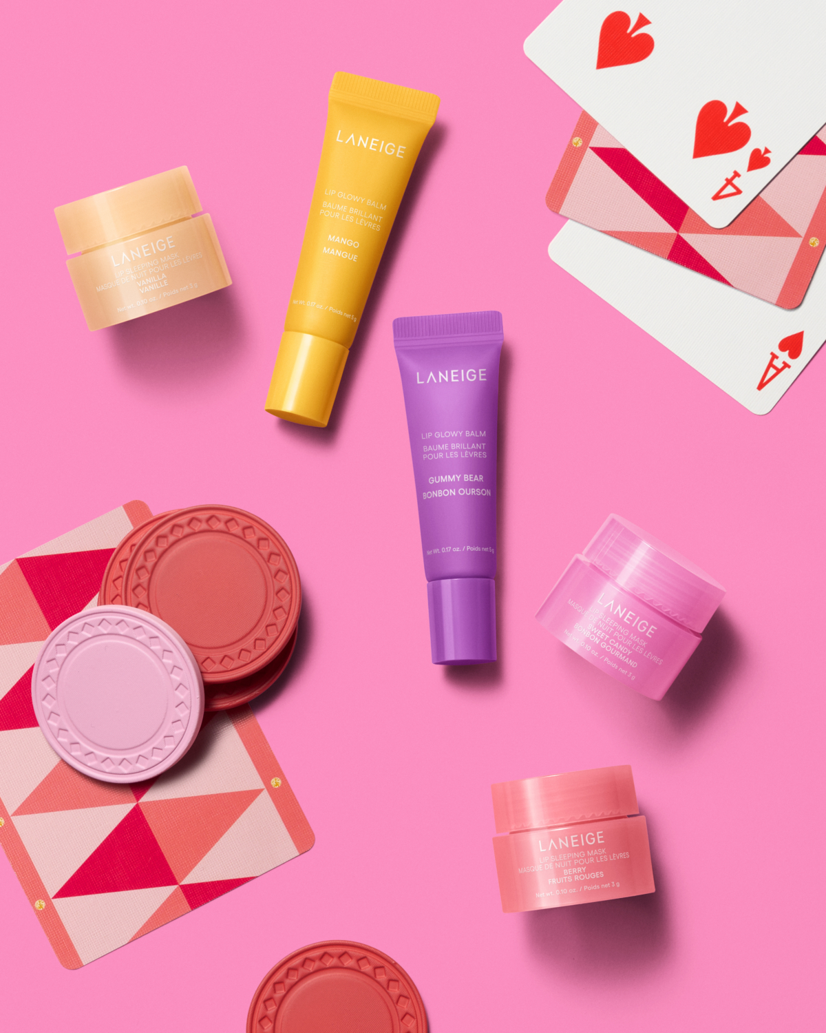 LANEIGE蘭芝 奇想樂園經典潤唇夢幻禮盒，NT$700