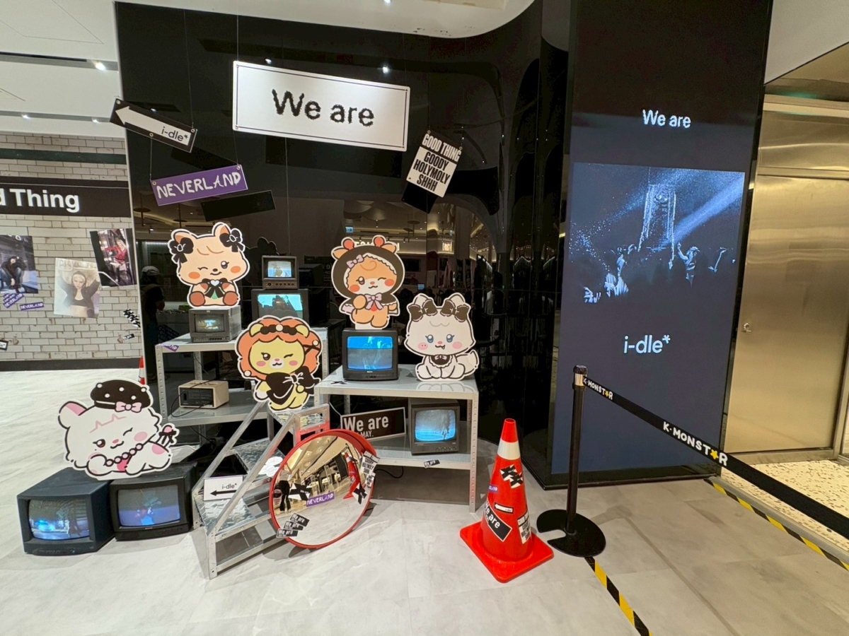 2025 i-dle minini We are 快閃店於台北 K-MONSTAR 微風南山門市