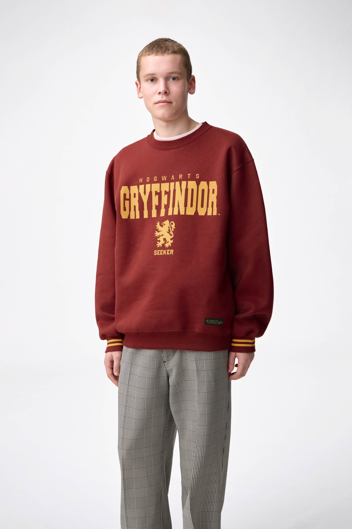 男裝 Heavy weight重磅內刷毛休閒上衣Harry Potter4_原價$990