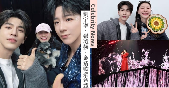 劉宇寧演唱會「赫麗摸金宇」驚喜合體！張凌赫橫跨1400公里應援，金靖「拋夫棄子」到場支持！