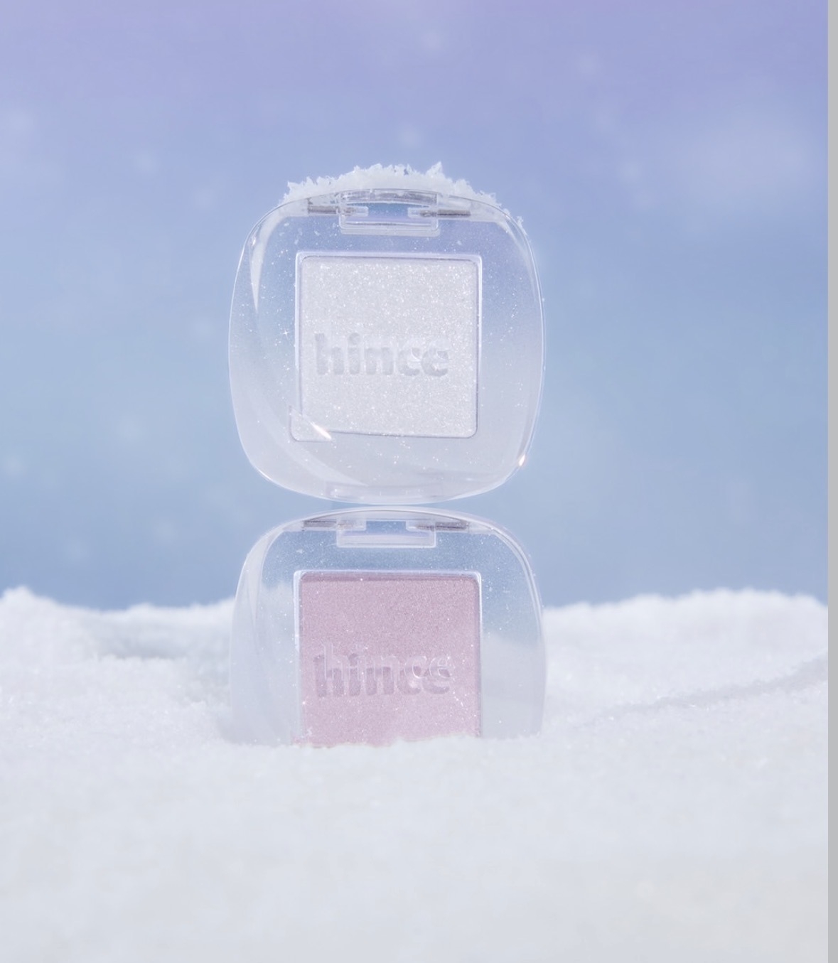 hince的雪光眼影盤，閃亮度超美～如同雪中精靈御用款！