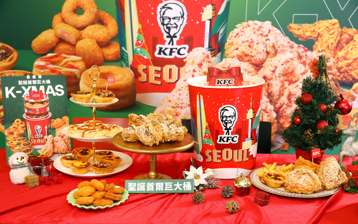 肯德基「聖誕巨大桶」