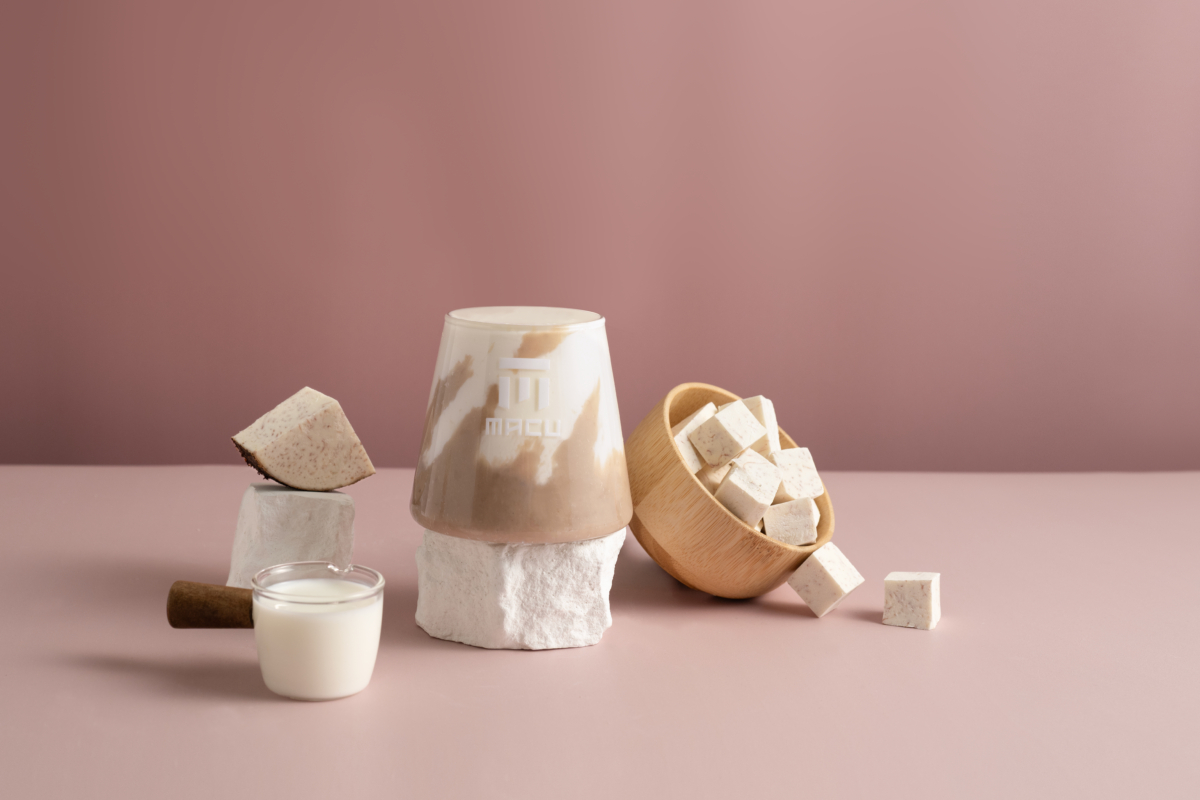 麻古茶坊濃厚芋泥鮮奶