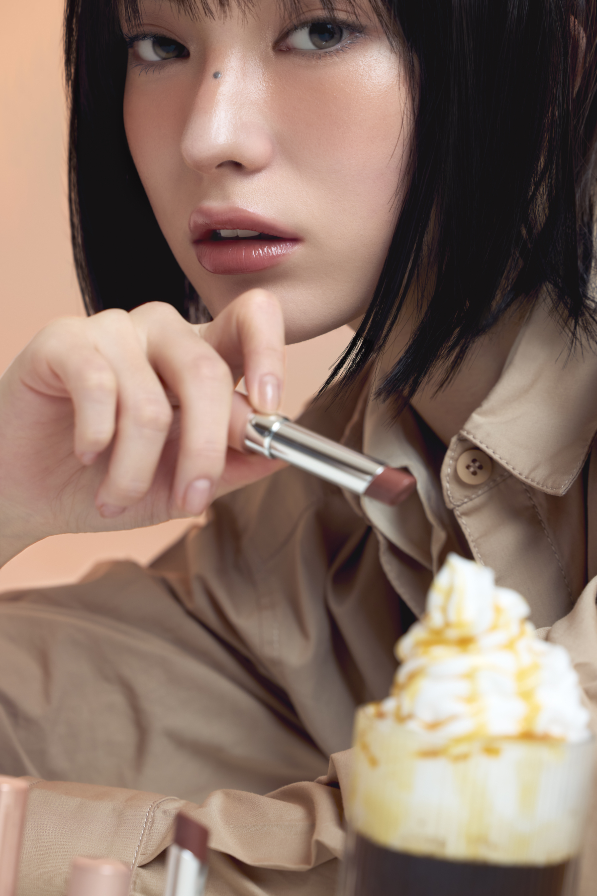 #30「梨花大_肉桂卡布」 夏之沉穩氣質肉桂裸色，低調卻極具質感！