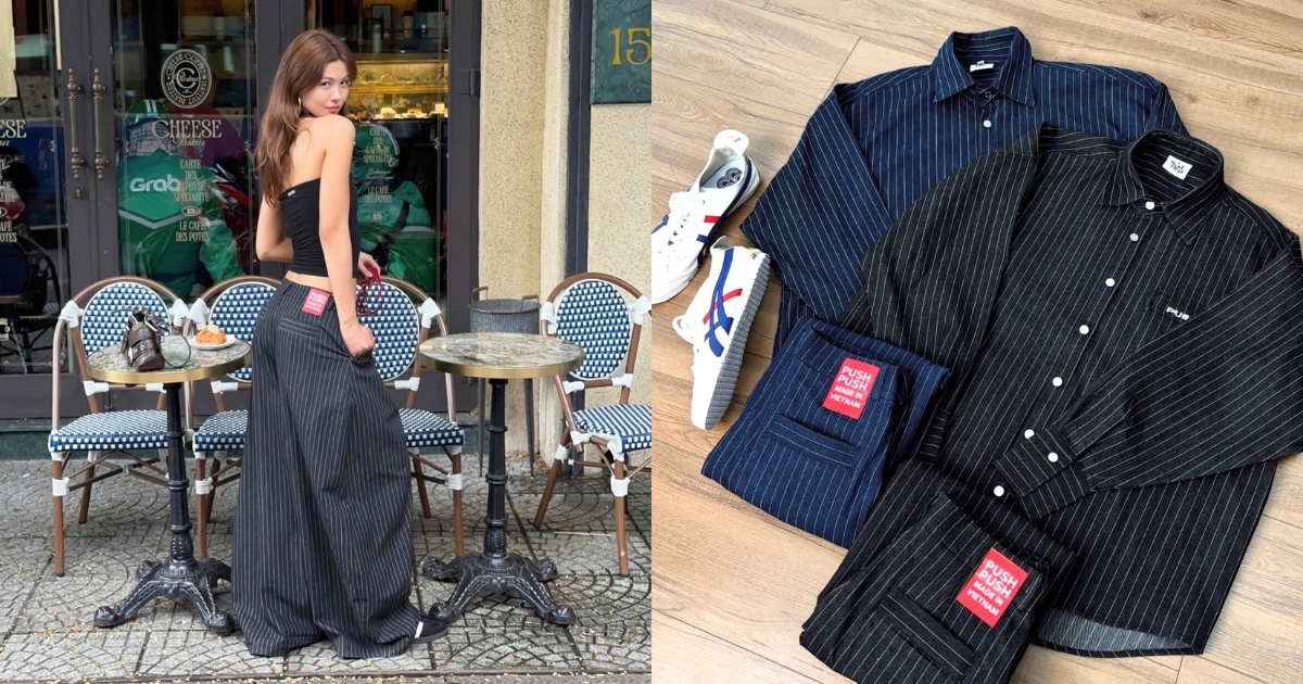 近期很火的越南品牌Push Push，適合街頭女孩，甚至可以跟男友共穿！