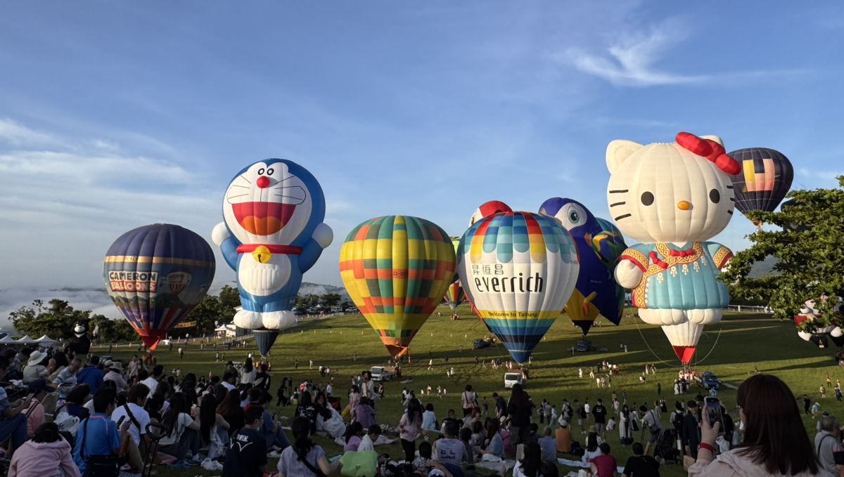 巨大熱氣球超級萌～