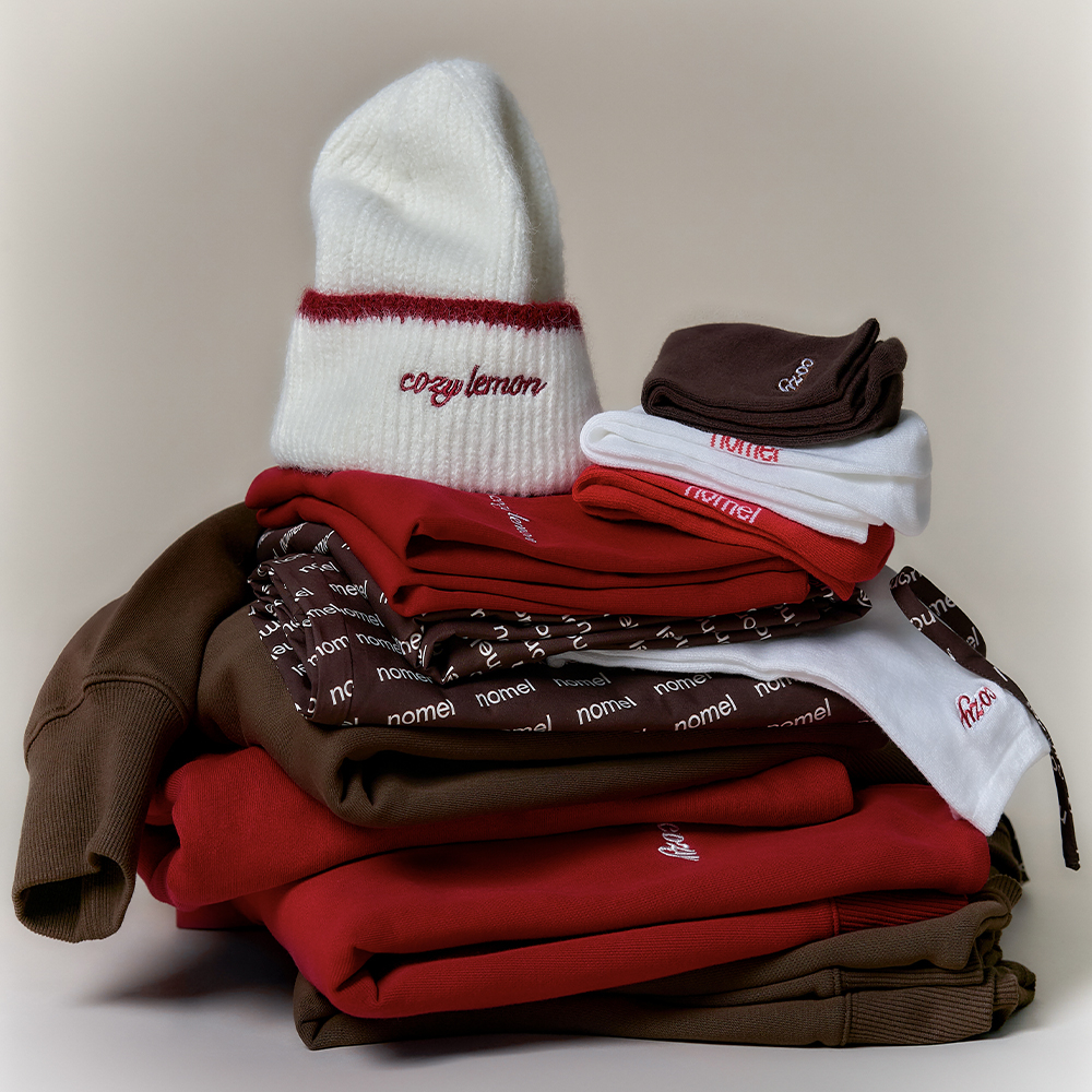 nomel 生活支線 cozy lemon 推出全新節慶限量系列cozy holiday collection，陪你一起擁抱冬日溫暖！