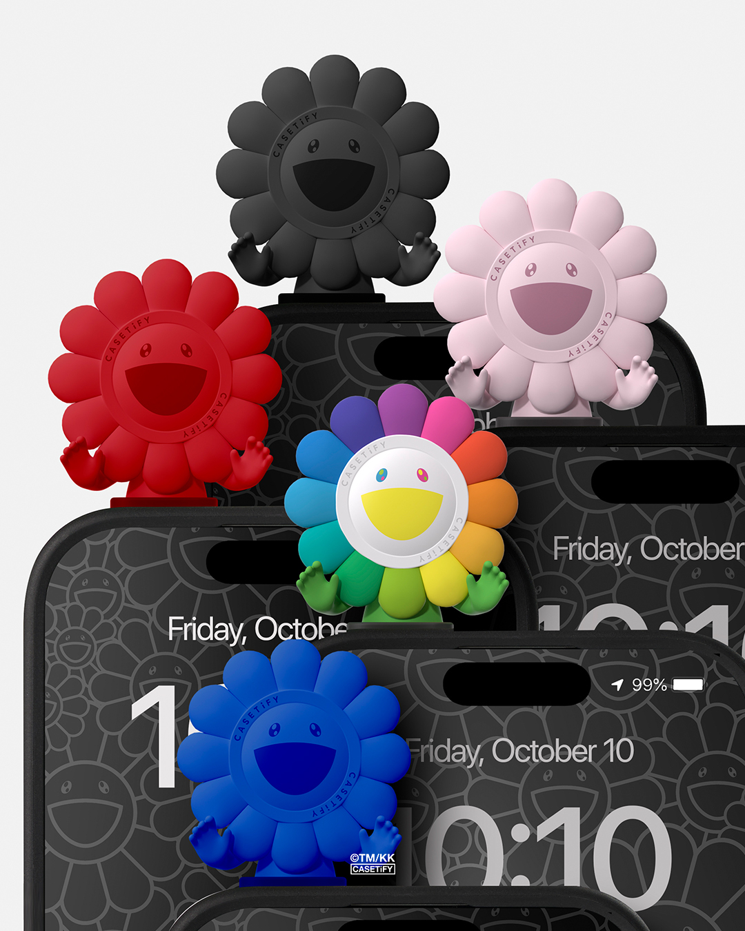村上隆 x CASETiFY：FLOWERS BLOOM 聯名系列「FLOWERS 手機殼造型人偶盲盒」