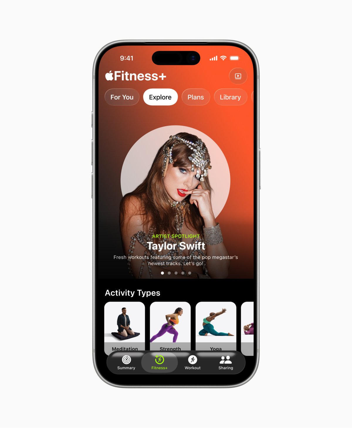 Apple Fitness+泰勒絲