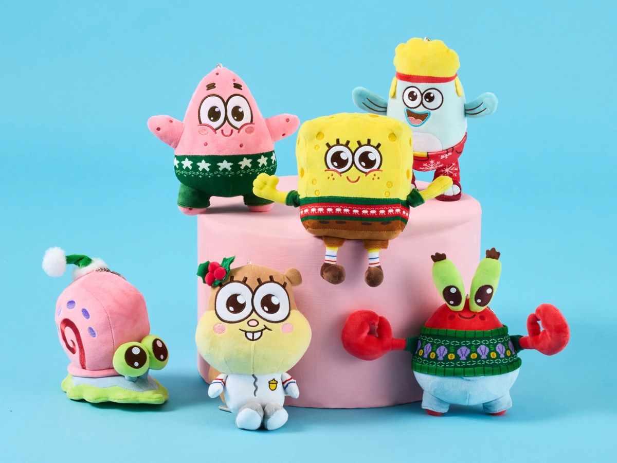 康是美 海綿寶寶聖誕絨毛娃盒玩(6款隨機)，NT$399