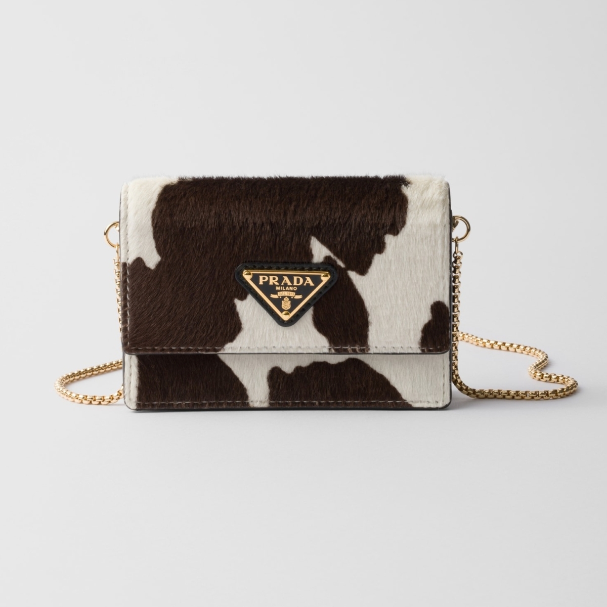 PRADA 印花皮革卡片套連肩背帶 NT$53,000