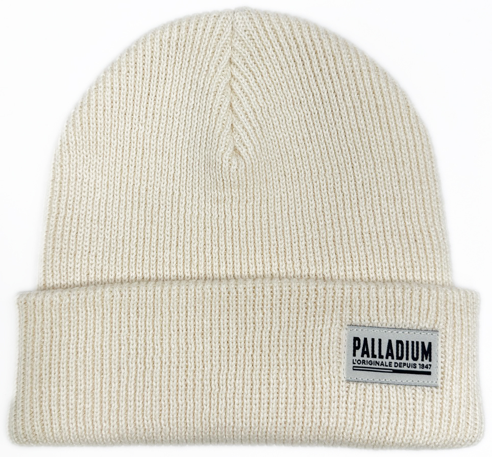 PALLADIUM 城市機能服飾系列奶油白針織毛帽，NT$990